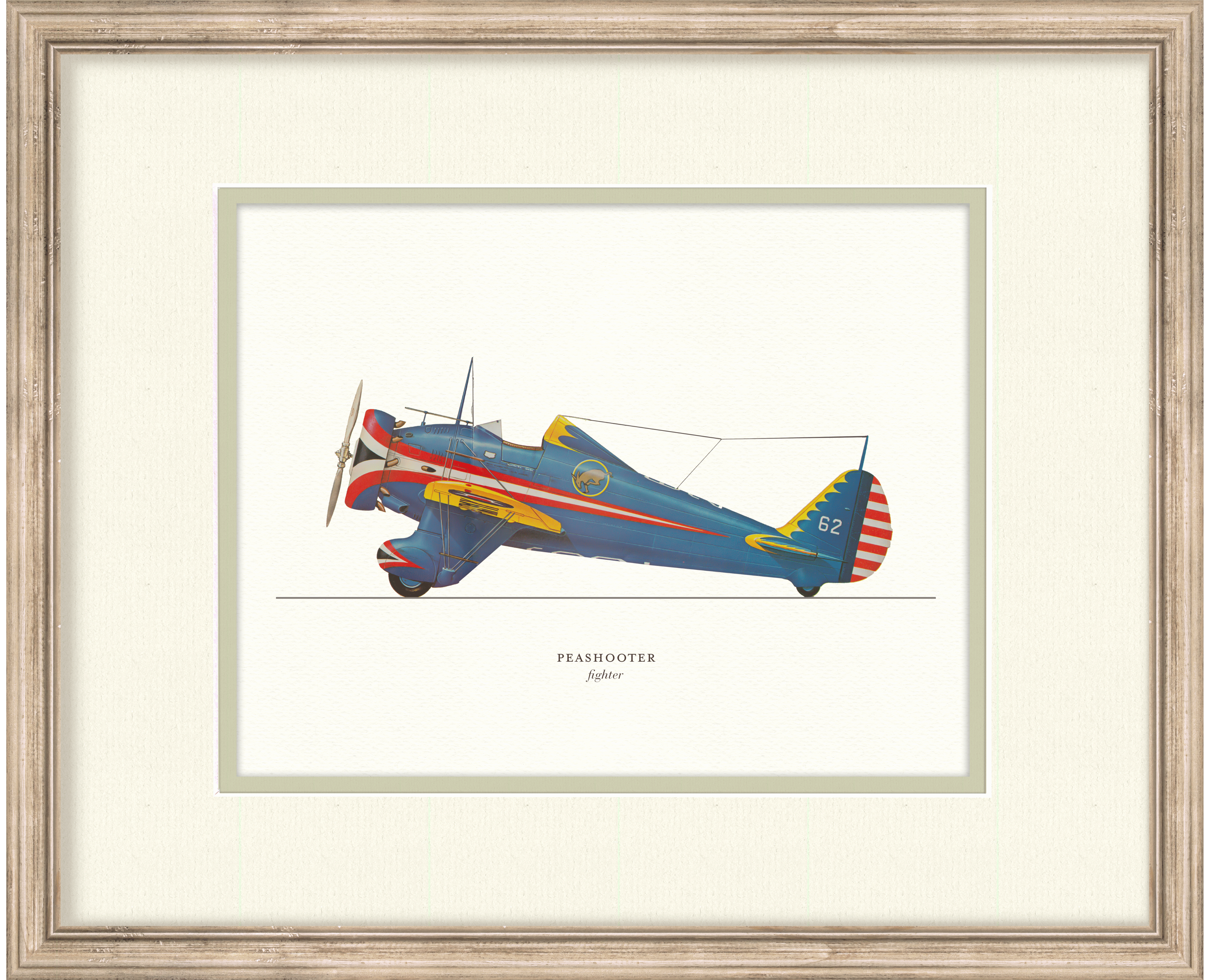 Vintage Airplanes - Peashooter