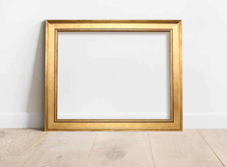 1½”  Lars Antique Gold Wood Frame