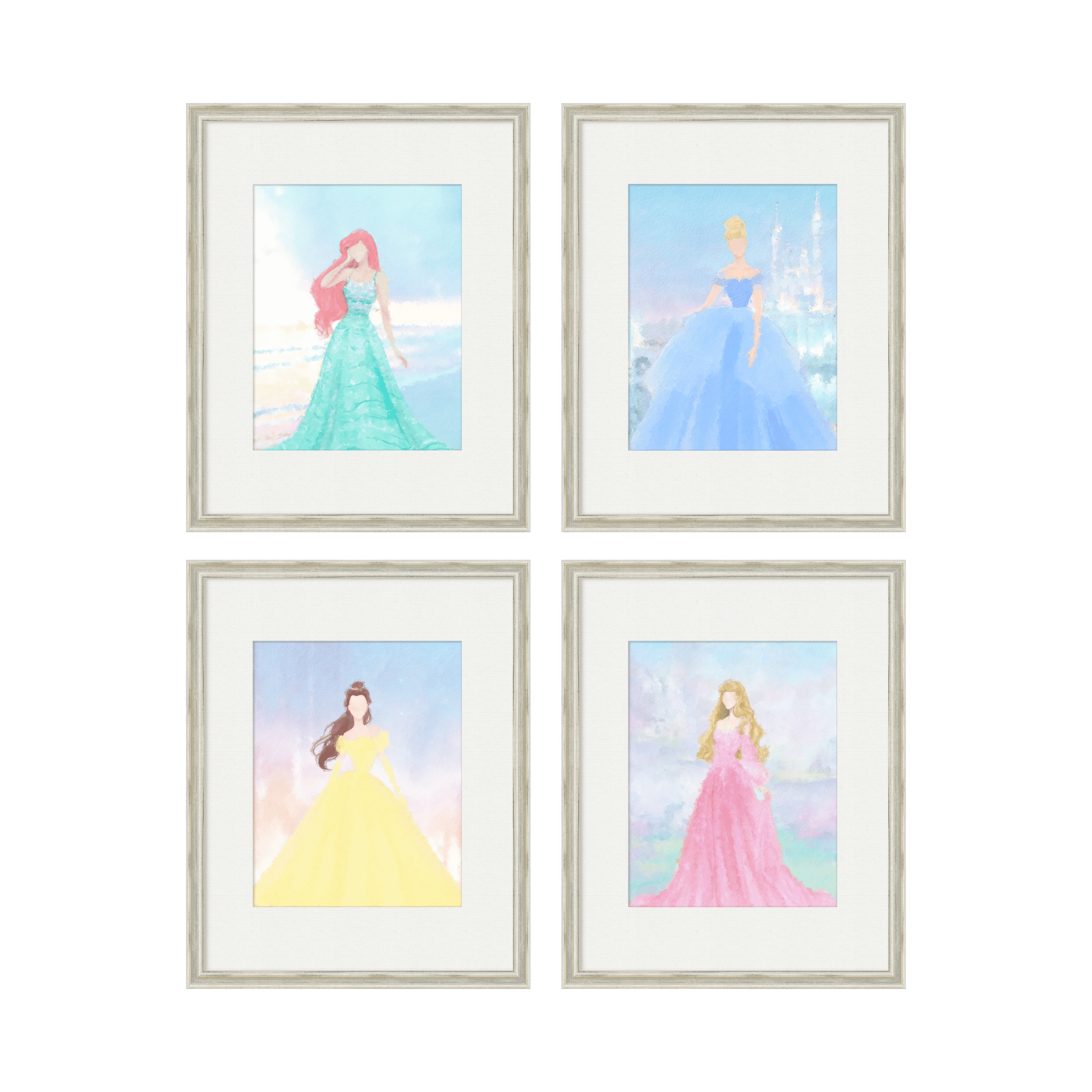 Princess Portraits - Curated Set of 4: Vol. I