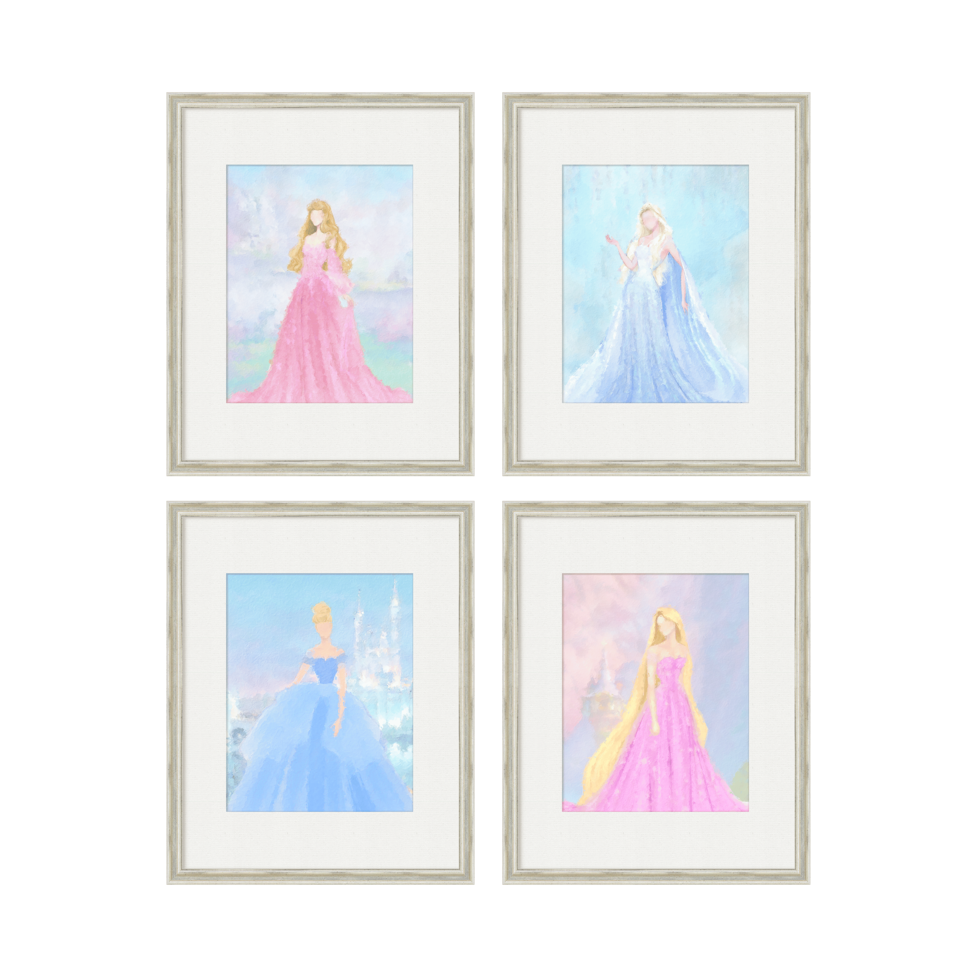 Princess Portraits - Curated Set of 4: Vol. III