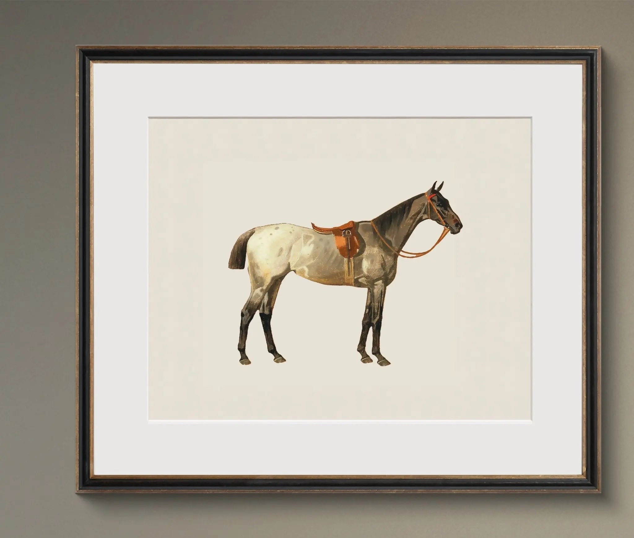 19th c. English Riding Horses - Emblem Atelier