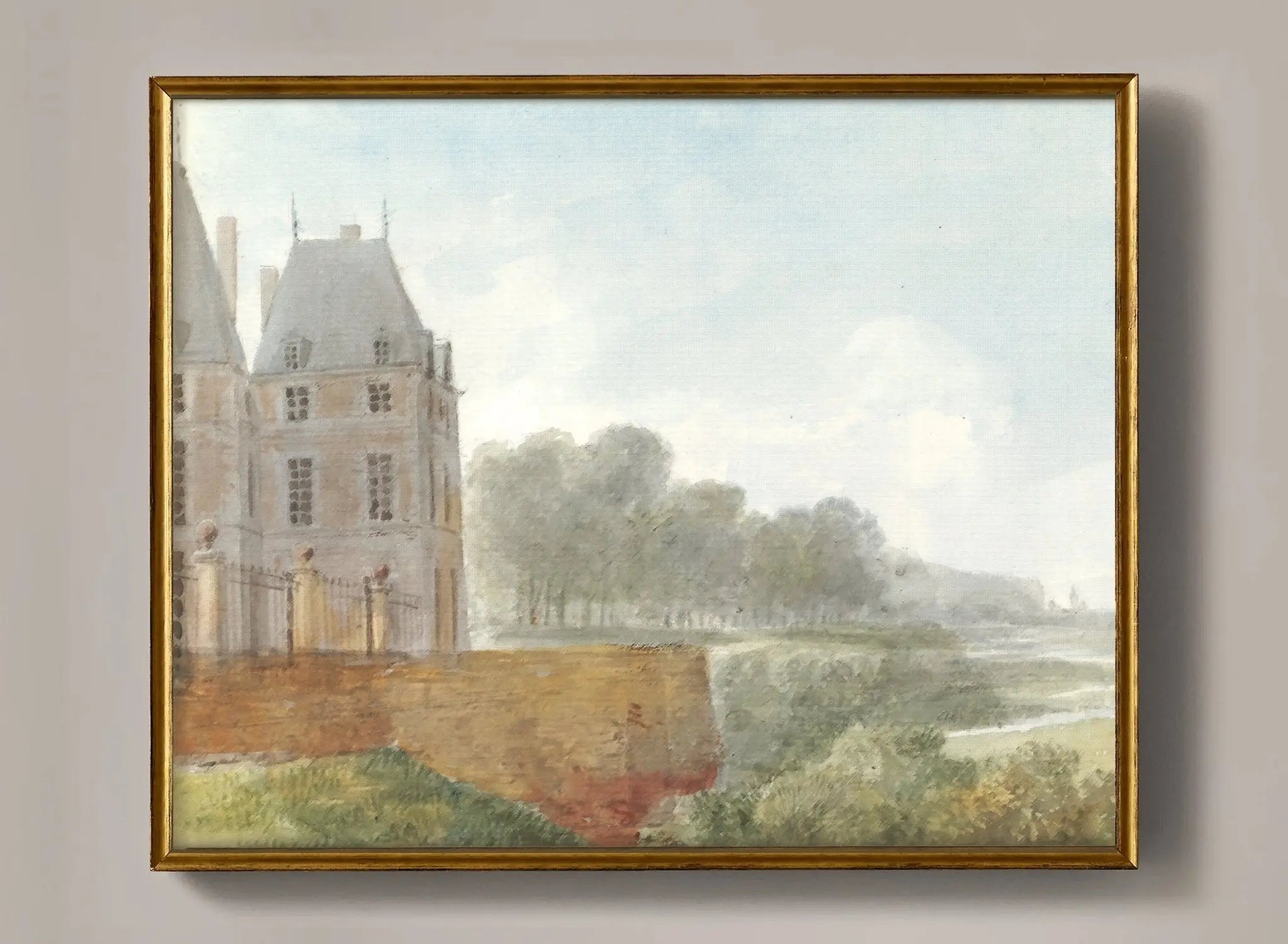 Study of a Chateau: French Country Watercolors - Emblem Atelier