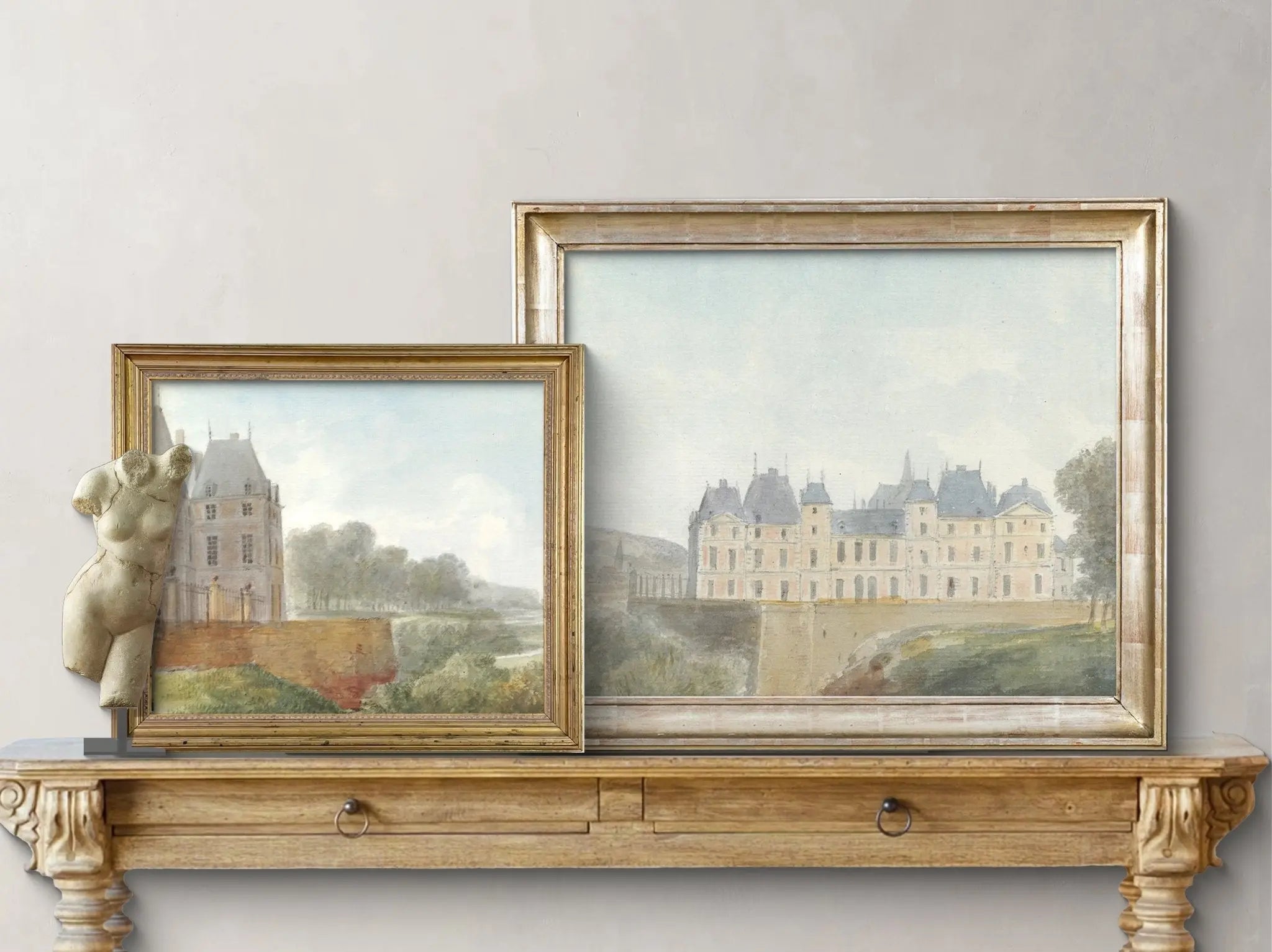 Study of a Chateau: French Country Watercolors - Emblem Atelier